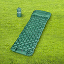 Mountview Sleeping Pad Inflatable Mattress Camping Air Bed Single Pillow 6cm