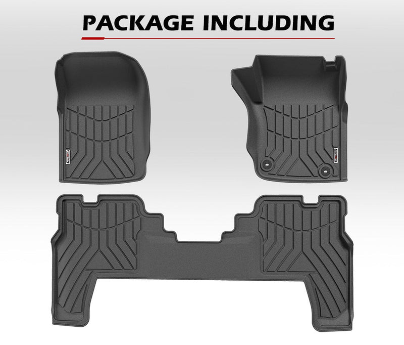 KIWI MASTER Car Floor Mats fit Toyota Landcruiser 76 Series 2012 - ON GXL Dual Cab