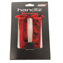 Endzone Handlz Smoke Pattern Manoplas Bike Grips 147mm Red Smoke