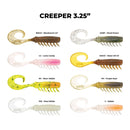 Rapala Crush City 6 Pack of 3.25 Inch Creeper Soft Plastic Curly Tail Lures