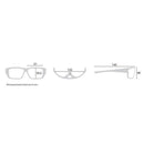 Tonic Blaq Polarised Sunglasses with Glass Copper Photochromic Lens & Black Frame