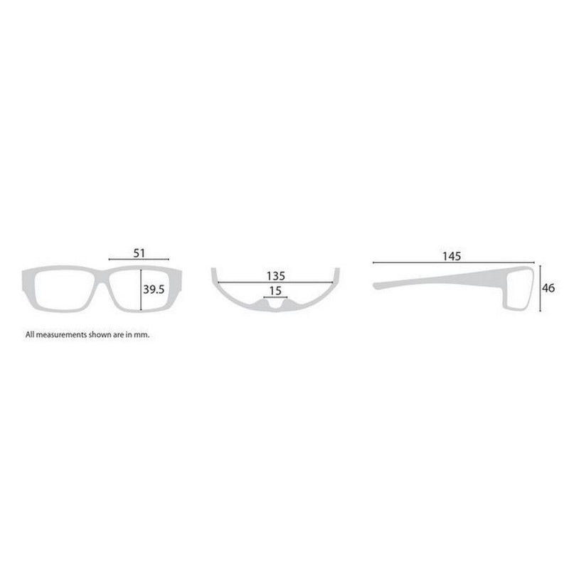 Tonic Blaq Polarised Sunglasses with Glass Copper Photochromic Lens & Black Frame