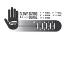 Uveto UPF50+ Sun Safe Fingerless Kayak Gloves With Palm Grip - Blue Sizes XS-XL