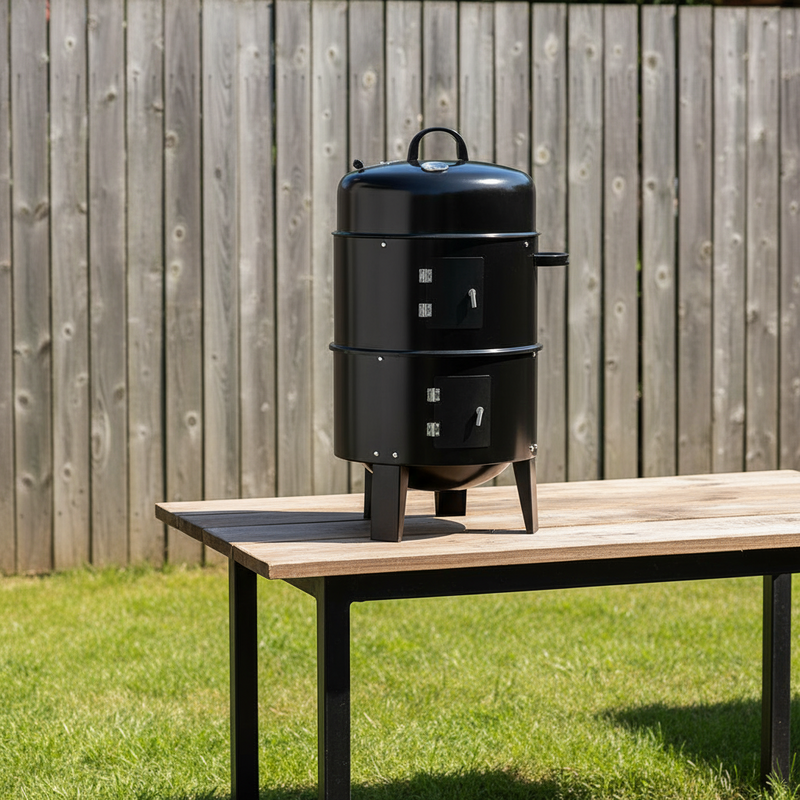 Portable Charcoal Smoker and BBQ