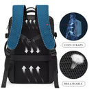 Expandable Travel Backpack Black