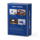 Lexon GIFT Set PANTONE - Includes Mino+ Mini Speaker, Flip Classic Clock, Mina M Lamp, Thykho 3  Speaker - Classic Blue