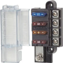 Enerdrive Fuse Block 4 Way Positive with Cover and Label Kit