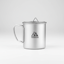 TERRAN Titanium Mug with Lid - Ultralight