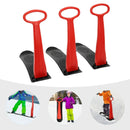 3-Piece Fold-Up Snow Scooter Set for Outdoor Activities