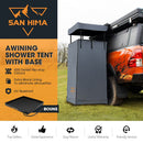 San Hima Camping Shower Tent Awning Fold-Out Grey & Camping Shower Tent Base