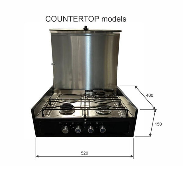 Pickup only - Swift (Hawk) 600 Counter Top 3 Gas / 1 Electric Burner