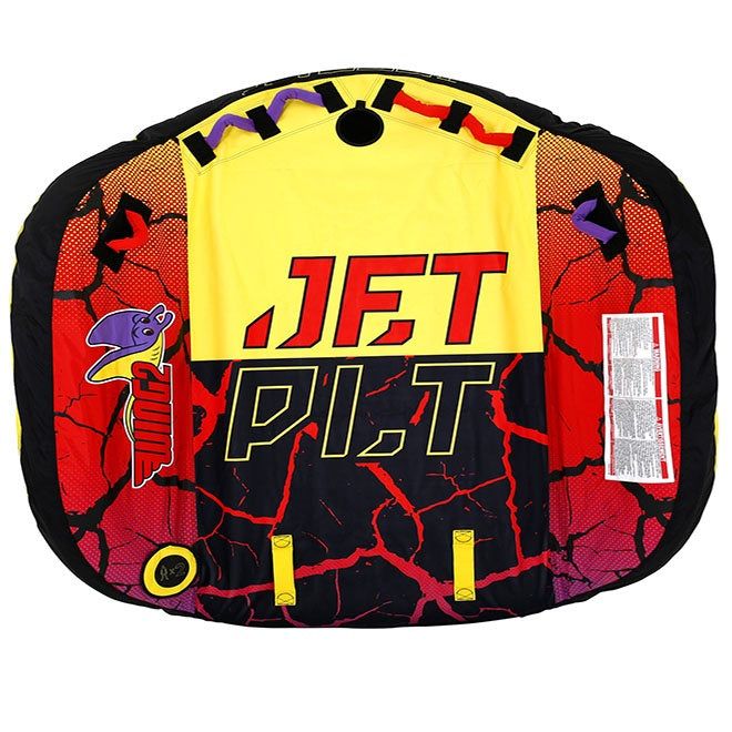 Jetpilot JP2 Wing Towable 2 Person 175cm Inflatable Ski Tube Yellow/Red