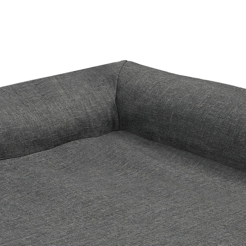 Pawz Orthopedic Dog Bed Memory Foam Cushion Cat Calming Mattress Washable M Grey