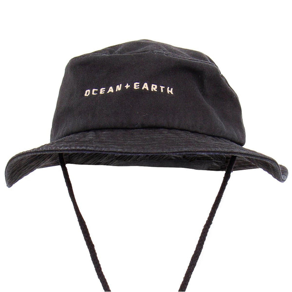 Ocean & Earth One-Dayer Adult Cotton Soft Brim Hat - Black Sizes S - L