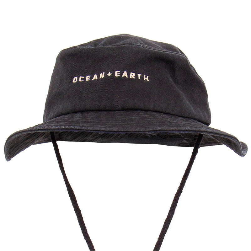 Ocean & Earth One-Dayer Adult Cotton Soft Brim Hat - Black Sizes S - L