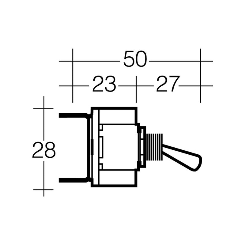 Narva Off/On Metal Toggle Switch with Off/On Tab