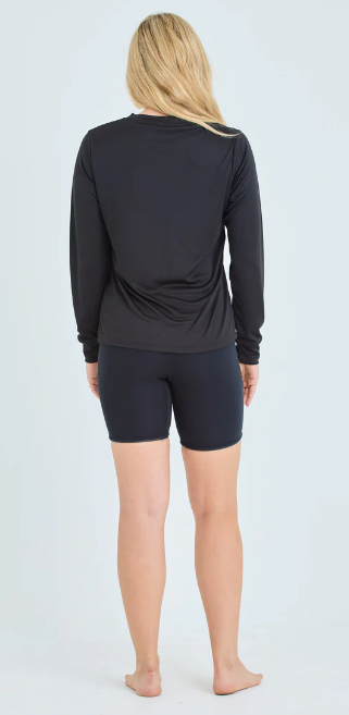 Jet Pilot Pacer Ladies Ls Hydro Tee Black