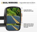 San Hima Pair Extendable Towing Mirrors Gen1 Fit Mitsubishi Pajero 2001-2015