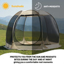 6-8 Person All-Season Portable Sheer Camping Tent