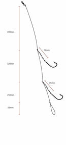 Surecatch Size 3/0 Tangle Free Salmon Rig with Chemically Sharpened Hooks