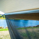 Aussie Traveller Sunblocker Long Side Wall - Black - 4.88m (17')