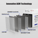 135AH 12V AGM Battery AMP Lead Acid SLA Deep Cycle Battery Dual Solar Power