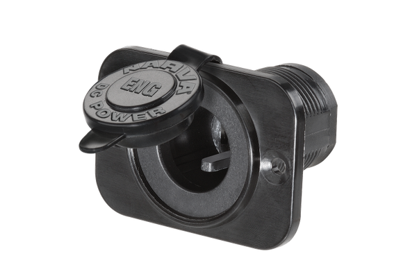 NARVA Flush Mount Engel Socket Black 81132BL