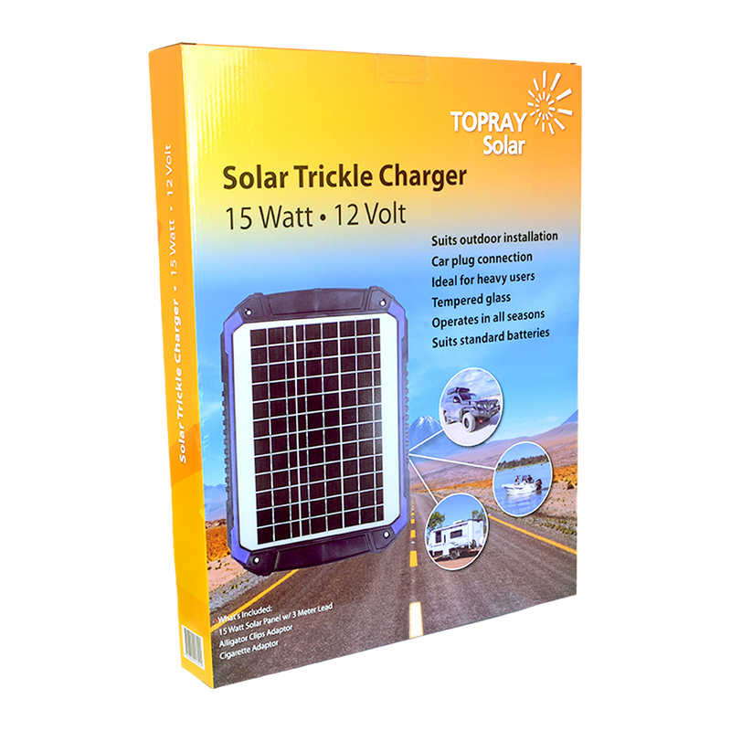 Topray 15w Trickle Charge Solar Panel