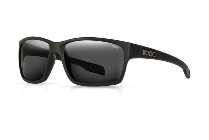 Tonic Titan Oversized Sunglasses - Glass Grey Photochromic Lens with Black Frame