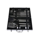 Moyasu 18 Pcs BBQ Tool Set Stainless-Steel Outdoor Barbecue Accessory Grill Cook