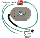 10" Electric Oval Brake Magnet w/ Retaining Clip to suit Dexter