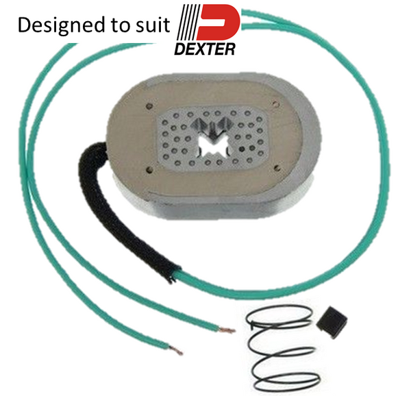 10" Electric Oval Brake Magnet w/ Retaining Clip to suit Dexter