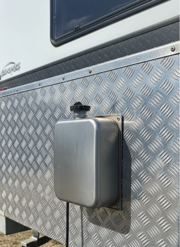 Lockable Fuel Tank Stainless Steel