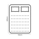 Dreamz Cloud Soft Pillowtop Mattress Topper Queen Protector Machine Washable