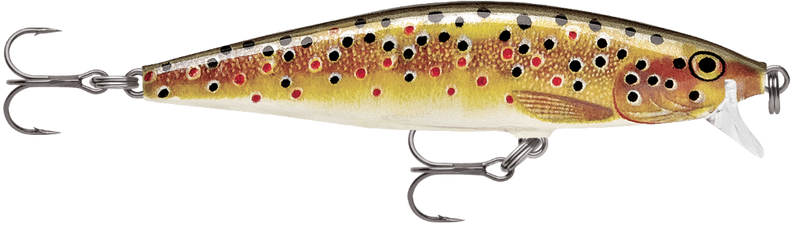 8cm Rapala Flat Rap Floating Shallow Diving Fishing Lure