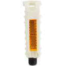 White Plastic Replacement Kids Bike Pedals for 12-16" Bikes 9/16" Thread