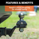 Curt Rocker Ball - Shock Drop 50mm Tow Ball