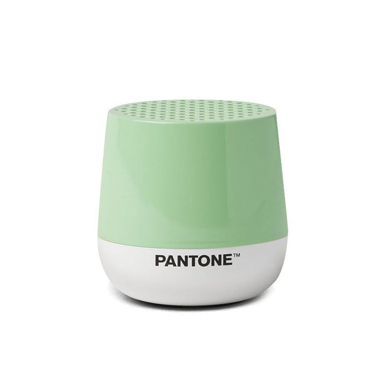 Lexon GIFT Set PANTONE - Includes Mino+ Mini Speaker, Flip Classic Clock, Mina M Lamp, Thykho 3  Speaker - Green