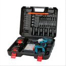 Traderight 21V Brushless Impact Wrench 1/2" Rattle Gun 2×4.0Ah Battery Kit