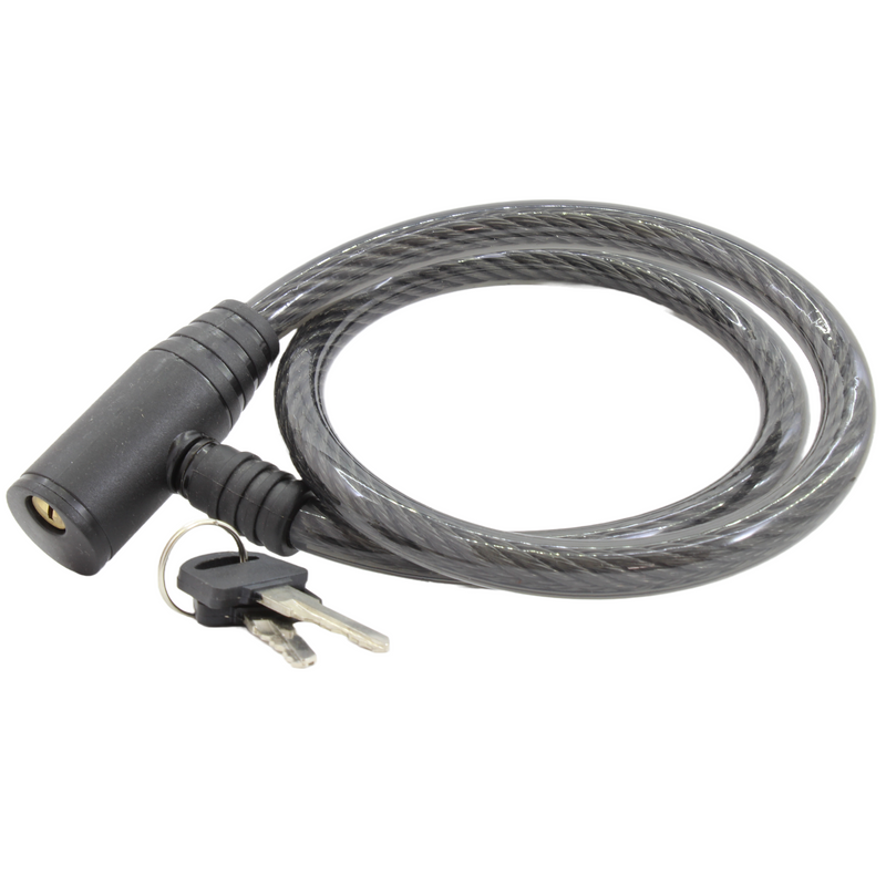 TourSeries 12 x 800mm Steel Bike Lock Cable with Keys