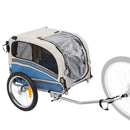 ProSeries Blue 40kg Capacity Bicycle Dog and Pet Trailer and Jogger Combo