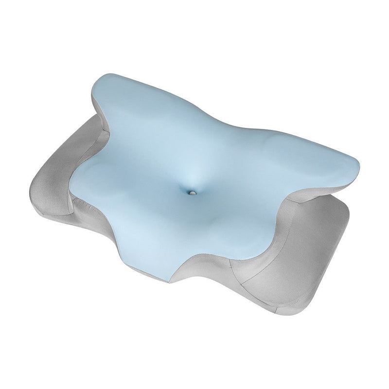 Dreamz Contour Memory Foam Pillow Cervical Neck Shoulder Pain Relief Blue