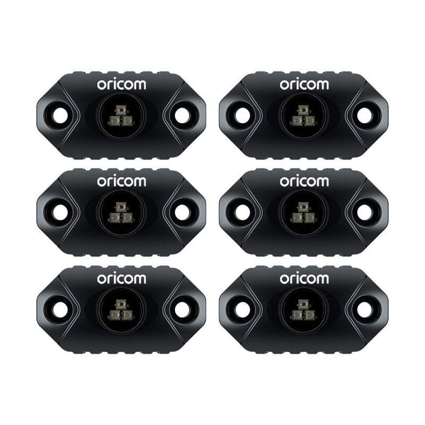 Oricom App Controlled LED Rock Light 6 Pack RGB