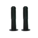 Bulletproof 140mm Mountain Bike Mushroom Grips with end plug Black