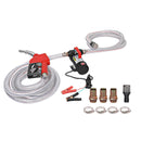12V Diesel Transfer Pump Kerosene Oil Fuel Extractor Electric Bowser Auto Stop