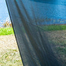 Aussie Traveller Sunblocker End Wall - Black - Caravan