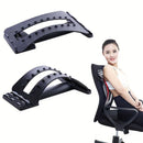 Back Magic Stretcher & Lower Lumbar Support - Spine Massager(Black)