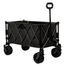 Lambu Folding Trolley Wagon Cart Outdoor Camping Shopping Beach Cart Black
