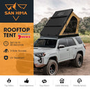 San Hima Kalbarri Gen 2 Roof Top Tent Hardshell With Ladder Khaki Camping