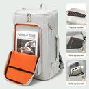 Gym And Travel Backpack Wet/Dry Separation Bag White